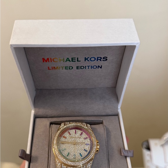 Michael Kors Gold and Multicolor Limited Edition Watch - Picture 1 of 1
